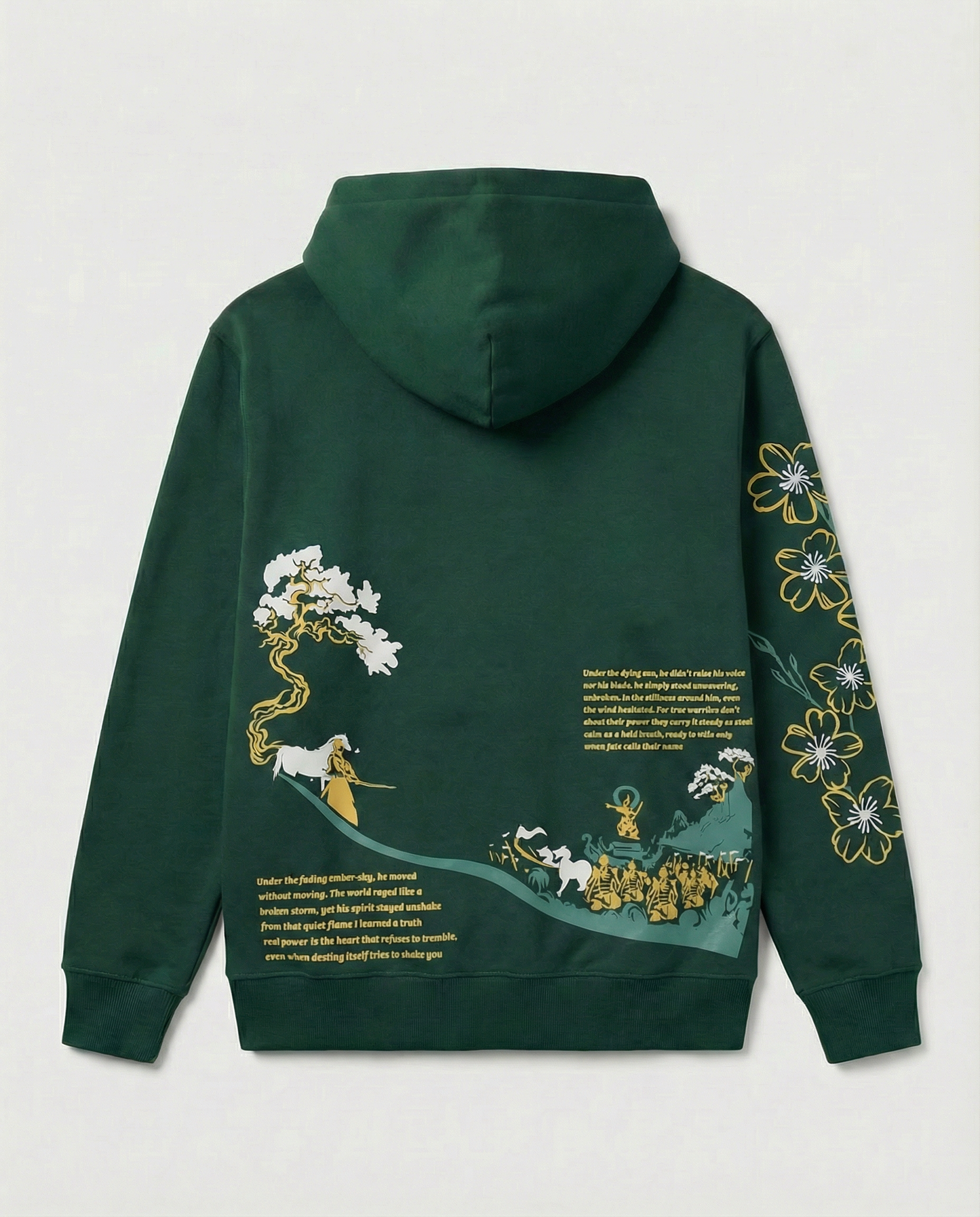 FOREST GREEN WARRIOR HOODIE