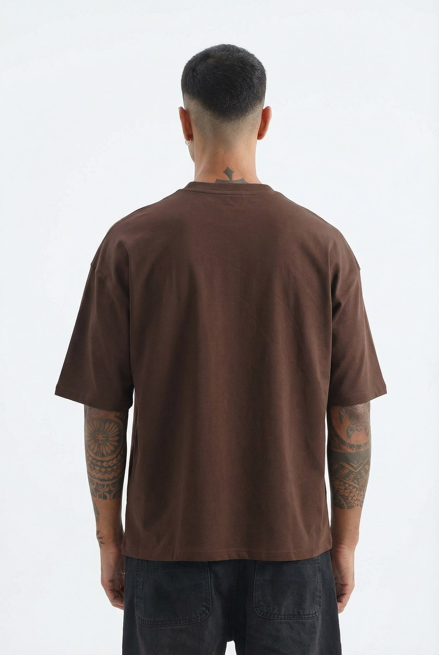 Dark Brown relaxed fit T-Shirt