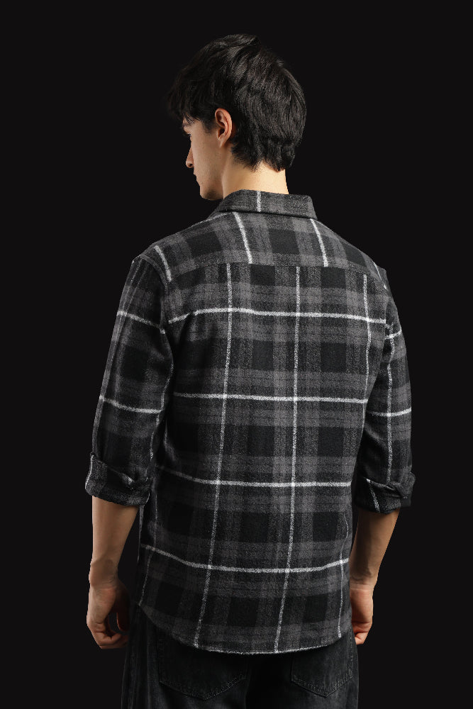 Black Checked Flannel