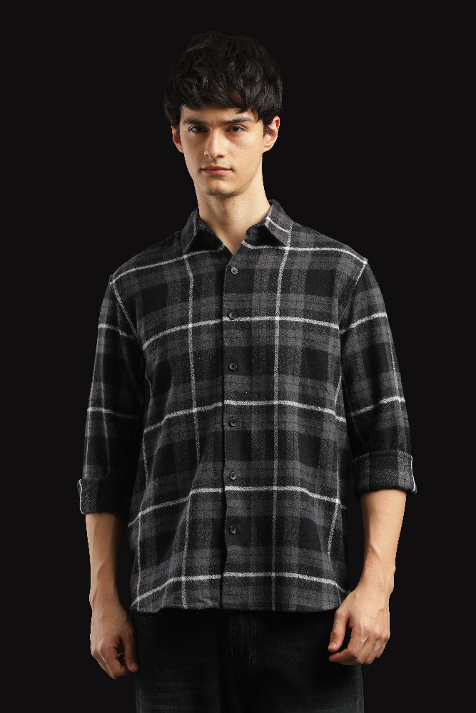 Black Checked Flannel