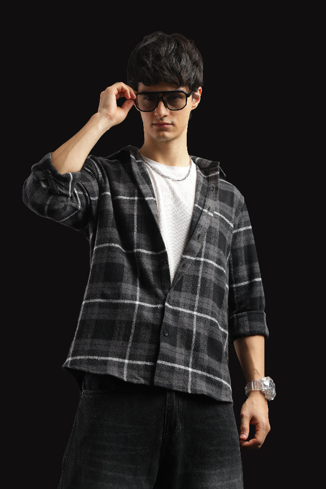 Black Checked Flannel