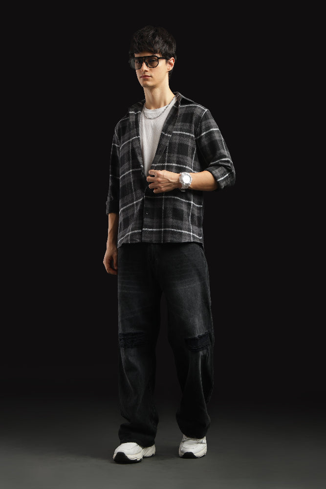 Black Checked Flannel