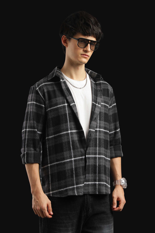 Black Checked Flannel