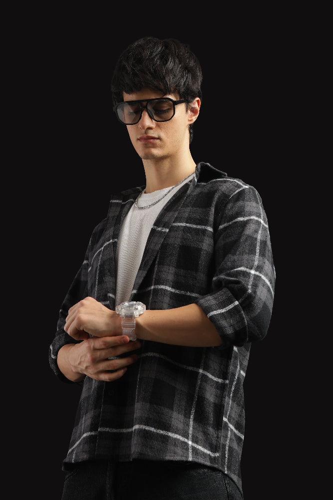 Black Checked Flannel