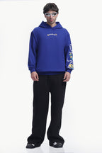 ROYAL BLUE SUNFLOWER HOODIE