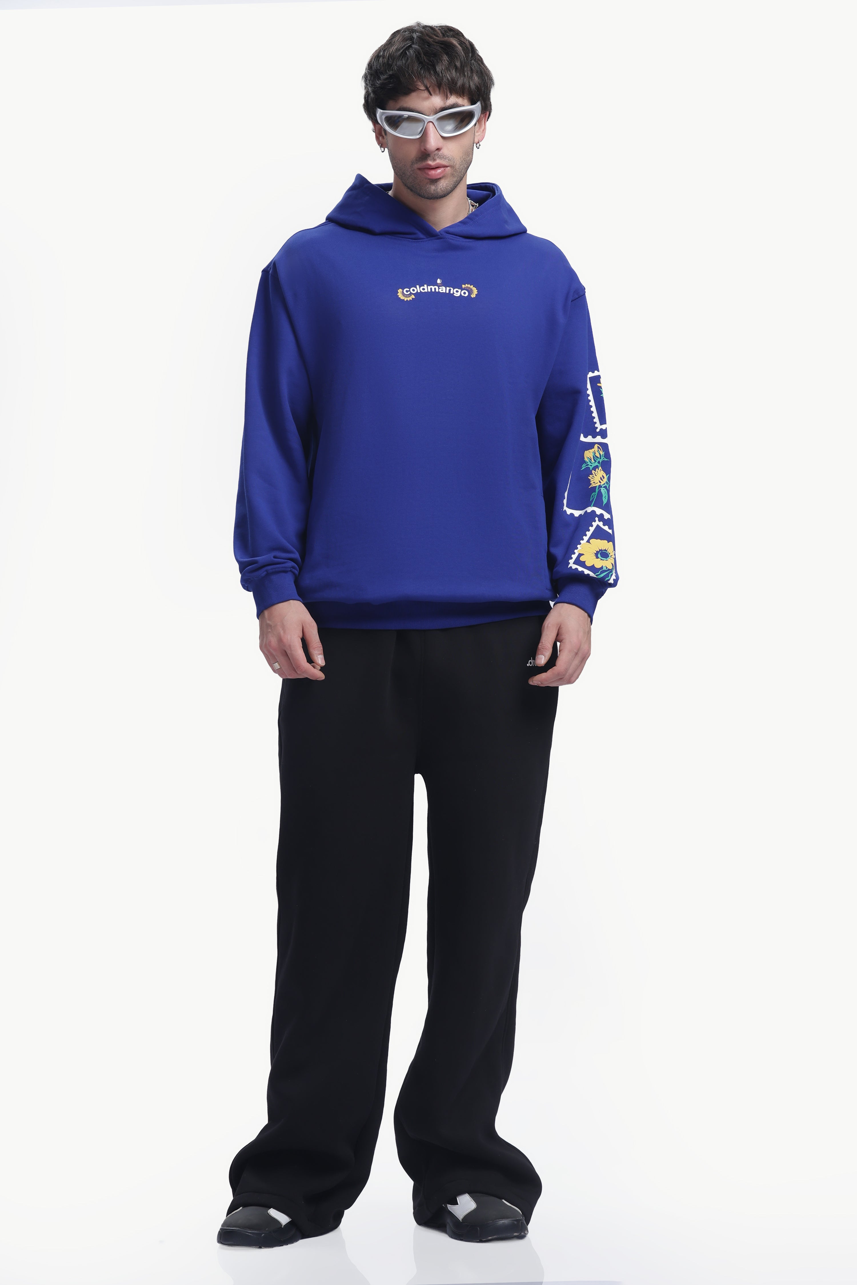 ROYAL BLUE SUNFLOWER HOODIE