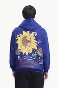 ROYAL BLUE SUNFLOWER HOODIE