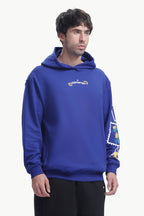 ROYAL BLUE SUNFLOWER HOODIE