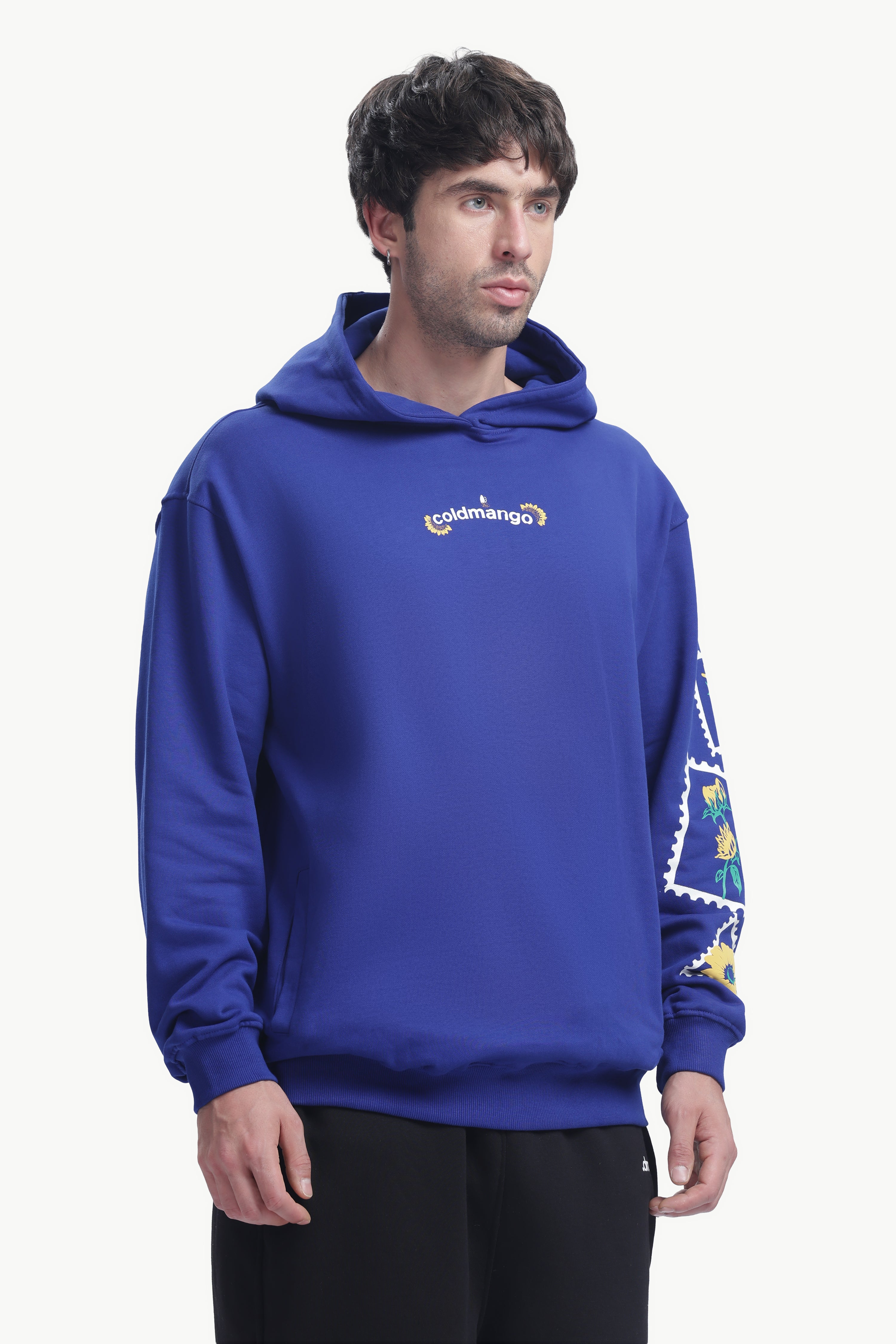 ROYAL BLUE SUNFLOWER HOODIE