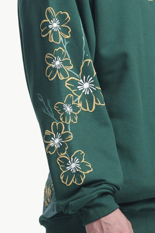 FOREST GREEN WARRIOR HOODIE