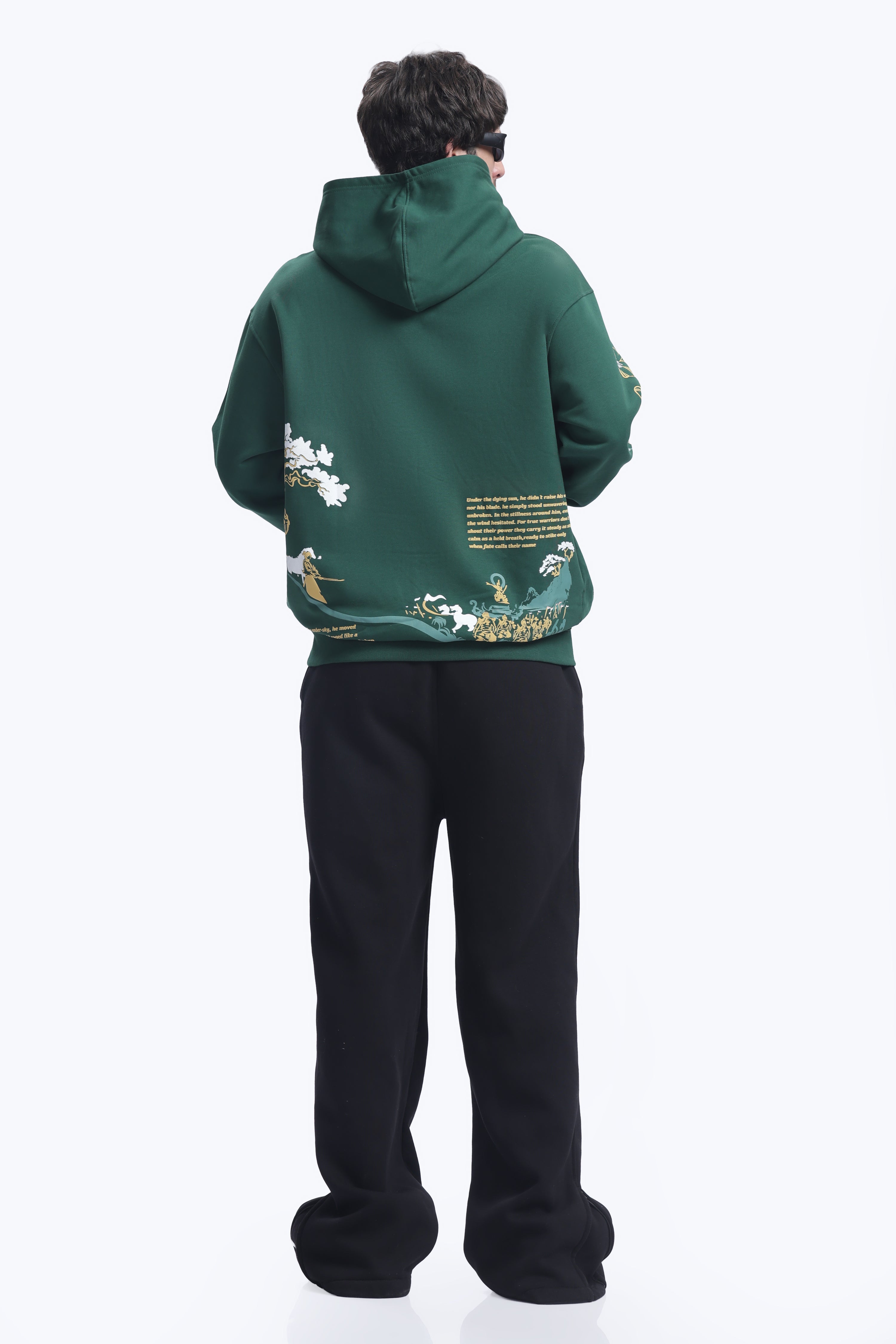 FOREST GREEN WARRIOR HOODIE