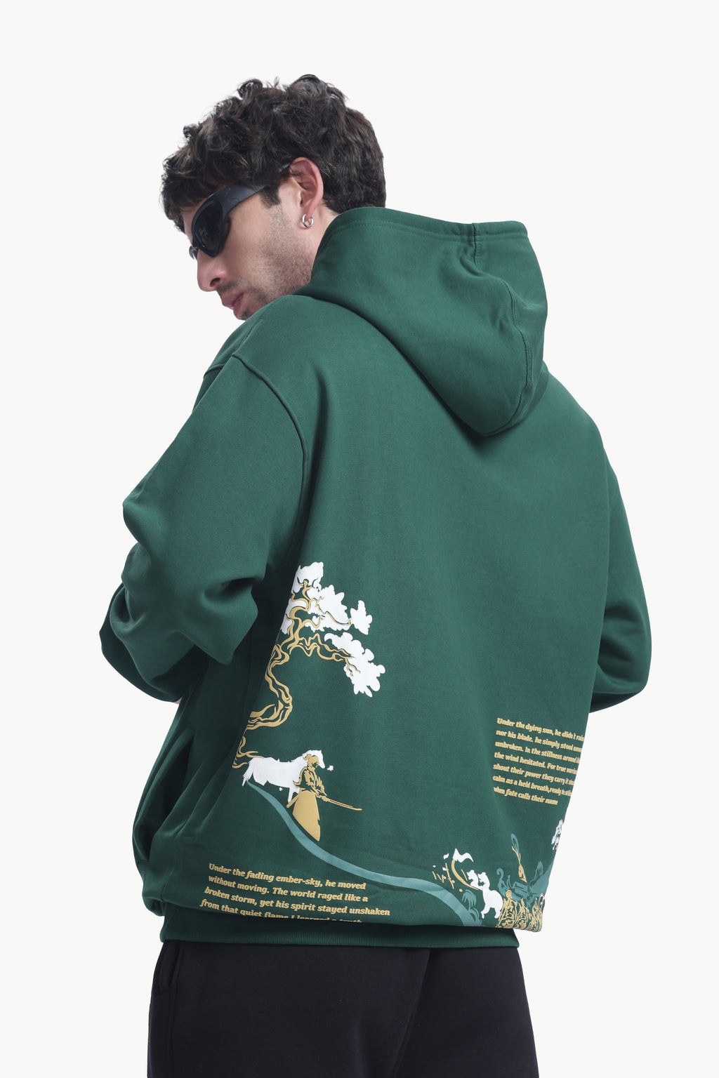 FOREST GREEN WARRIOR HOODIE