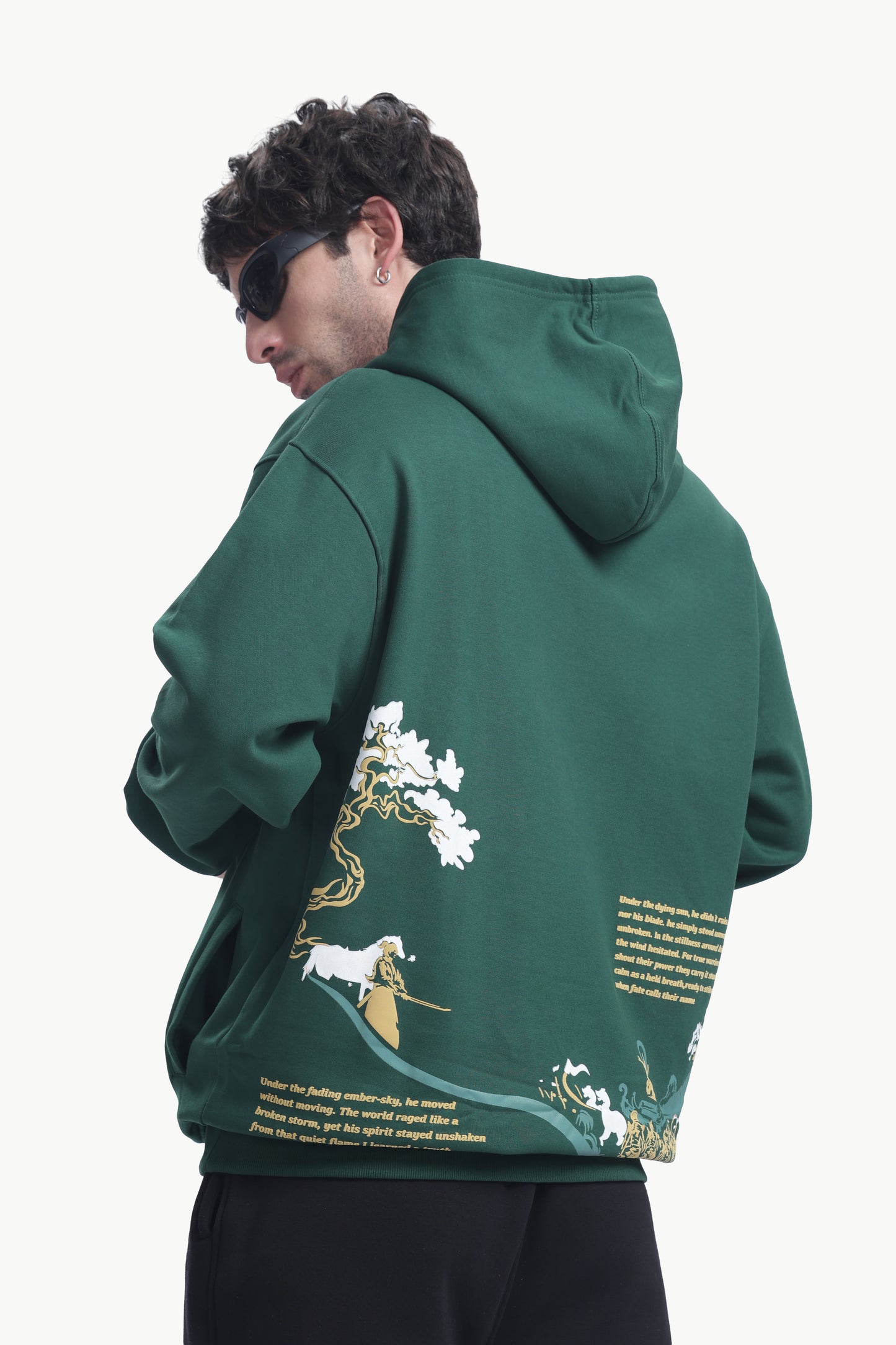 FOREST GREEN WARRIOR HOODIE