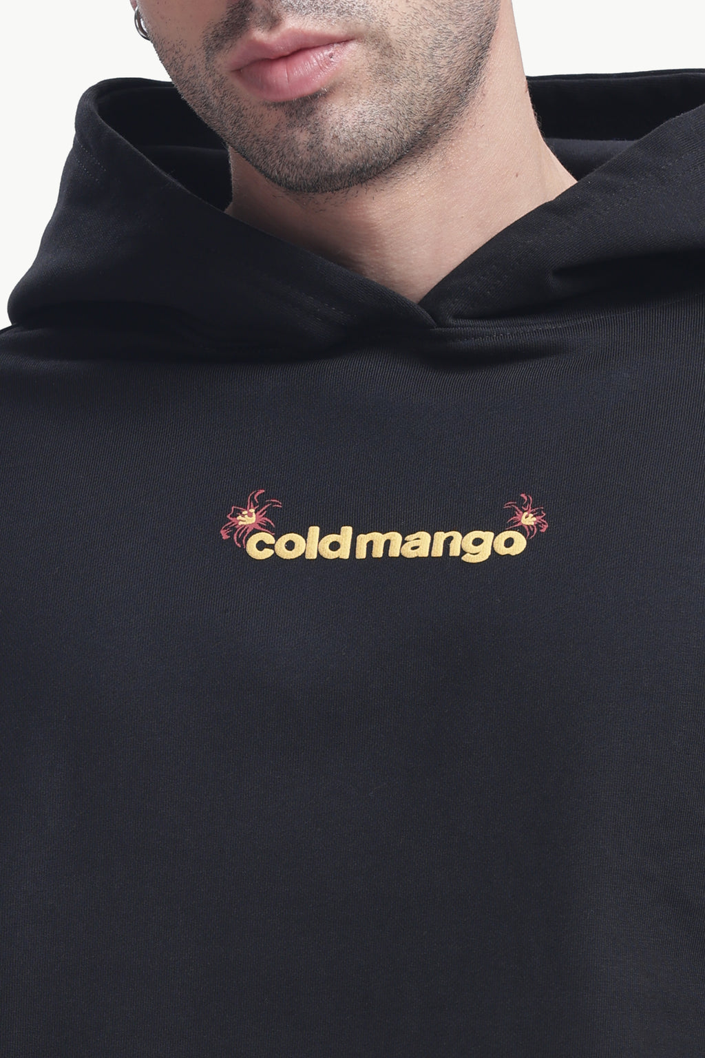 JET BLACK DRAGON HOODIE