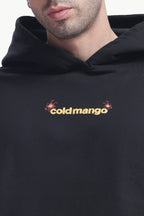 JET BLACK DRAGON HOODIE