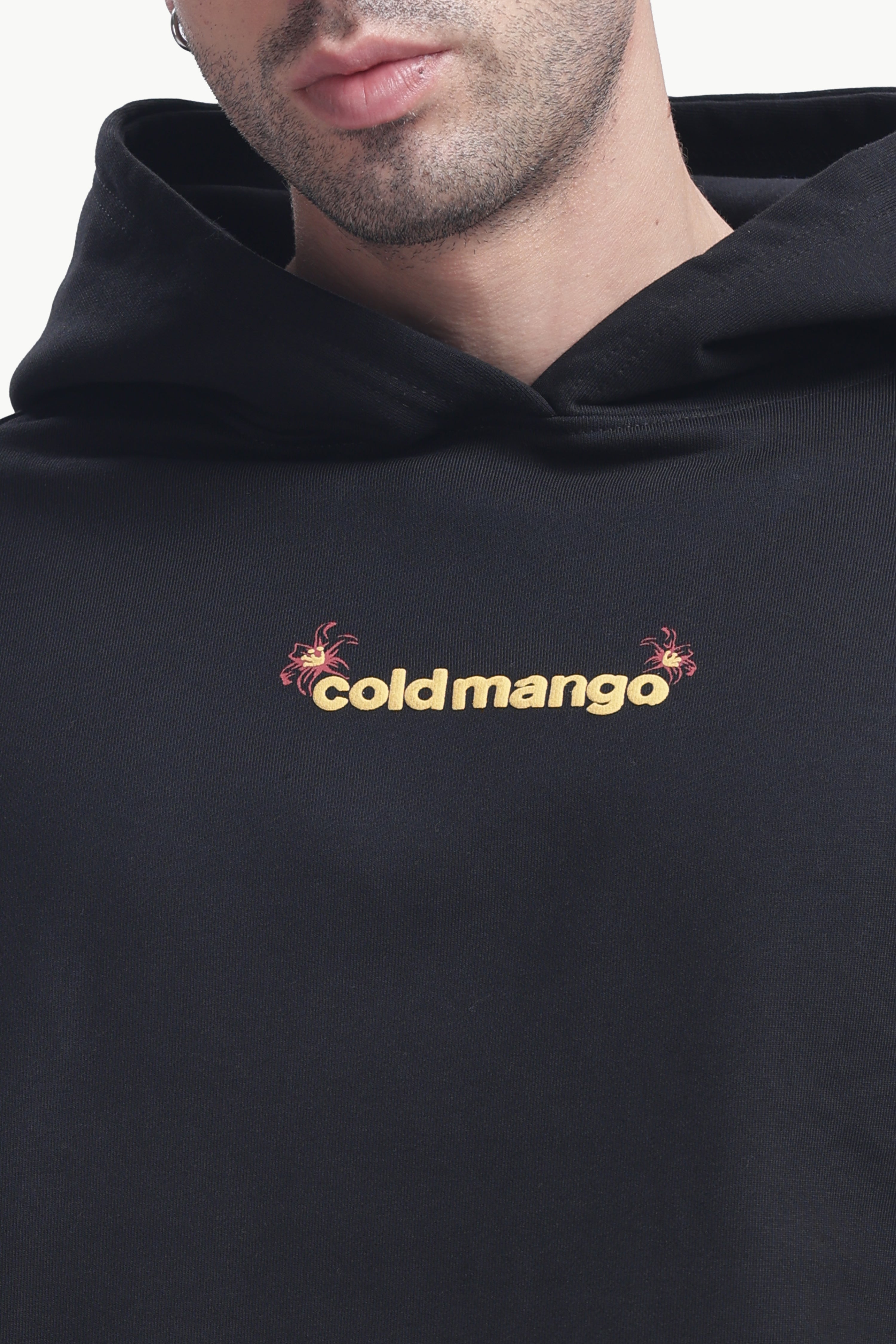 JET BLACK DRAGON HOODIE