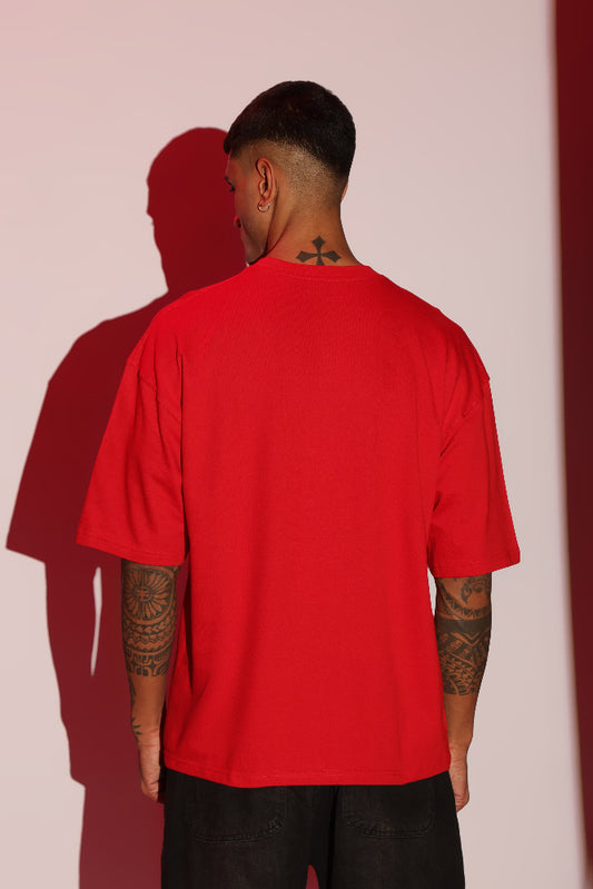 Red relaxed fit T-Shirt