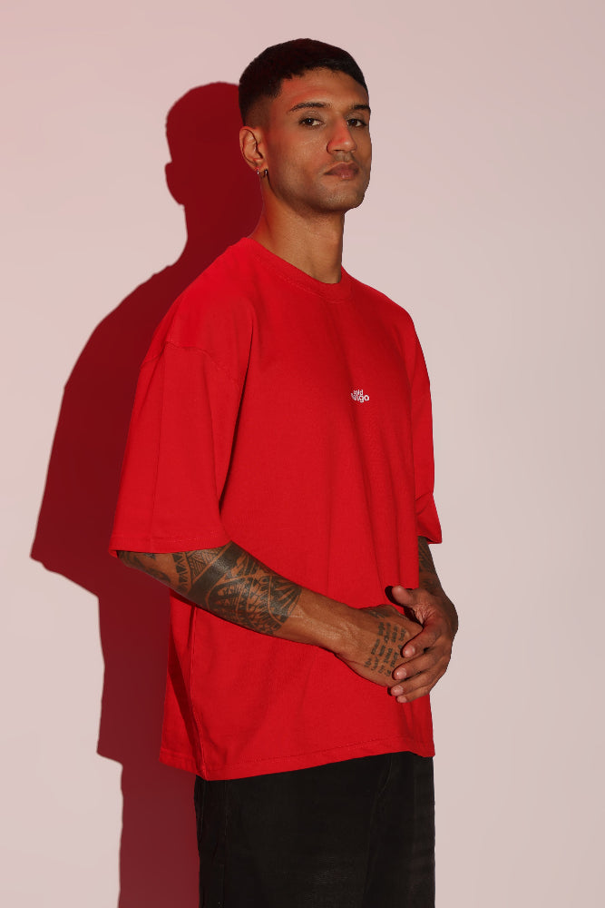 Red relaxed fit T-Shirt
