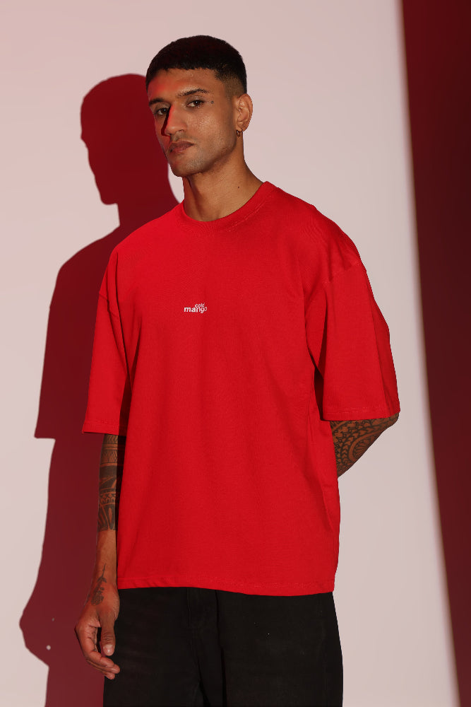Red relaxed fit T-Shirt
