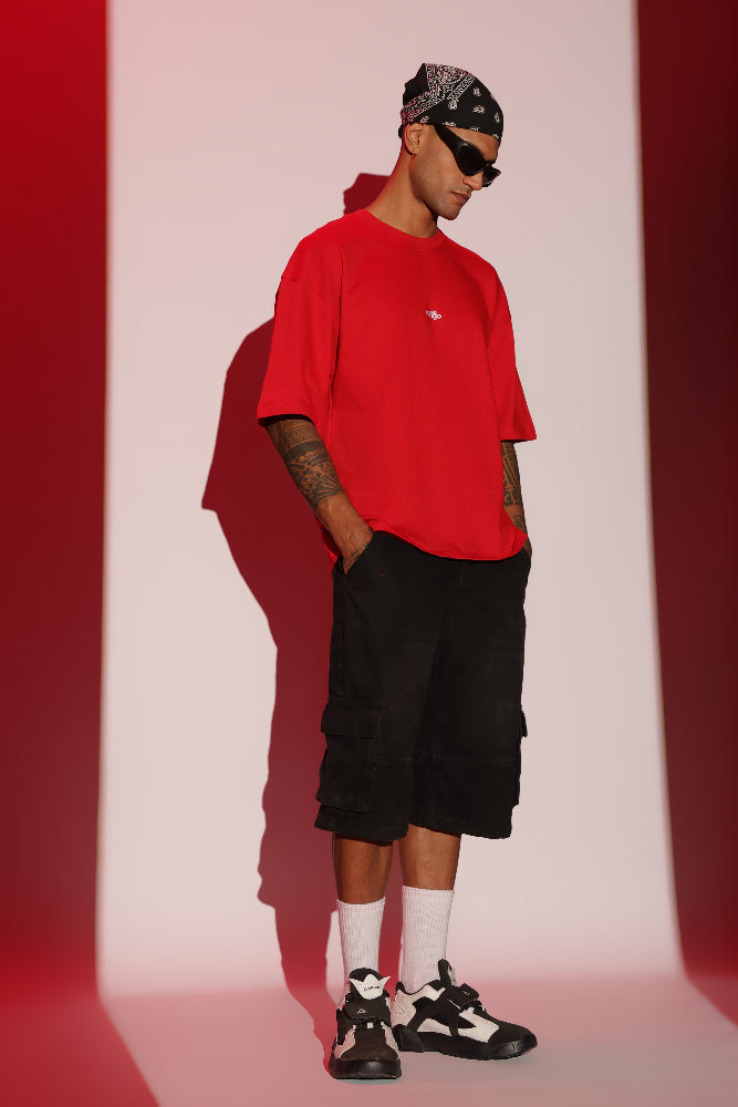 Red relaxed fit T-Shirt
