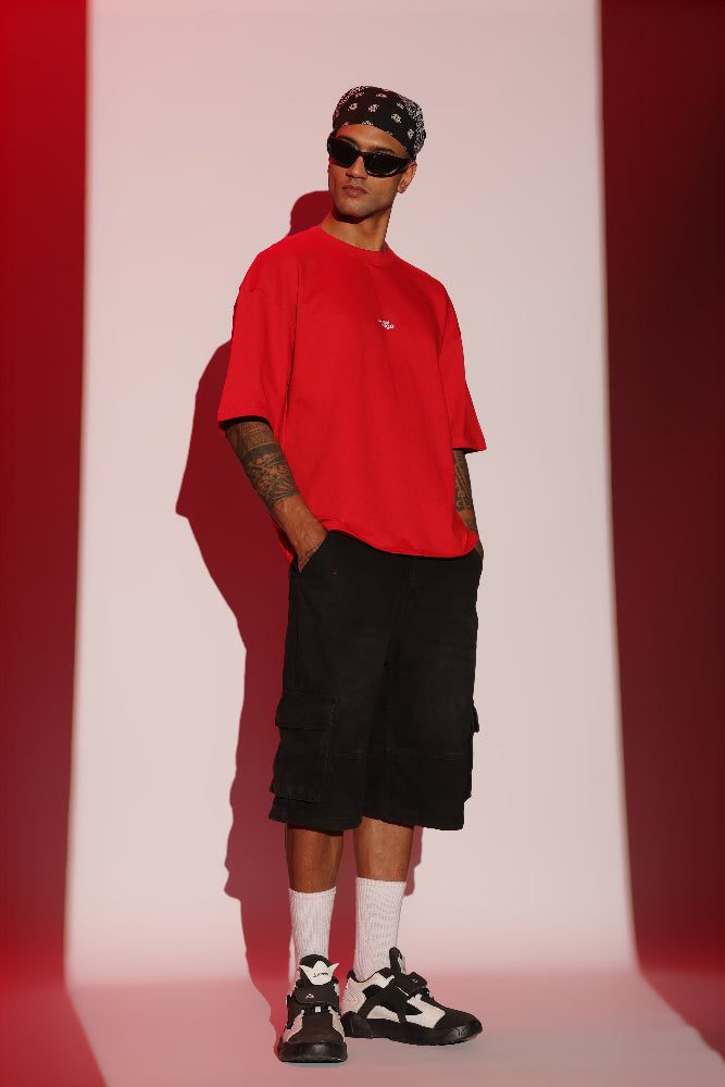 Red relaxed fit T-Shirt