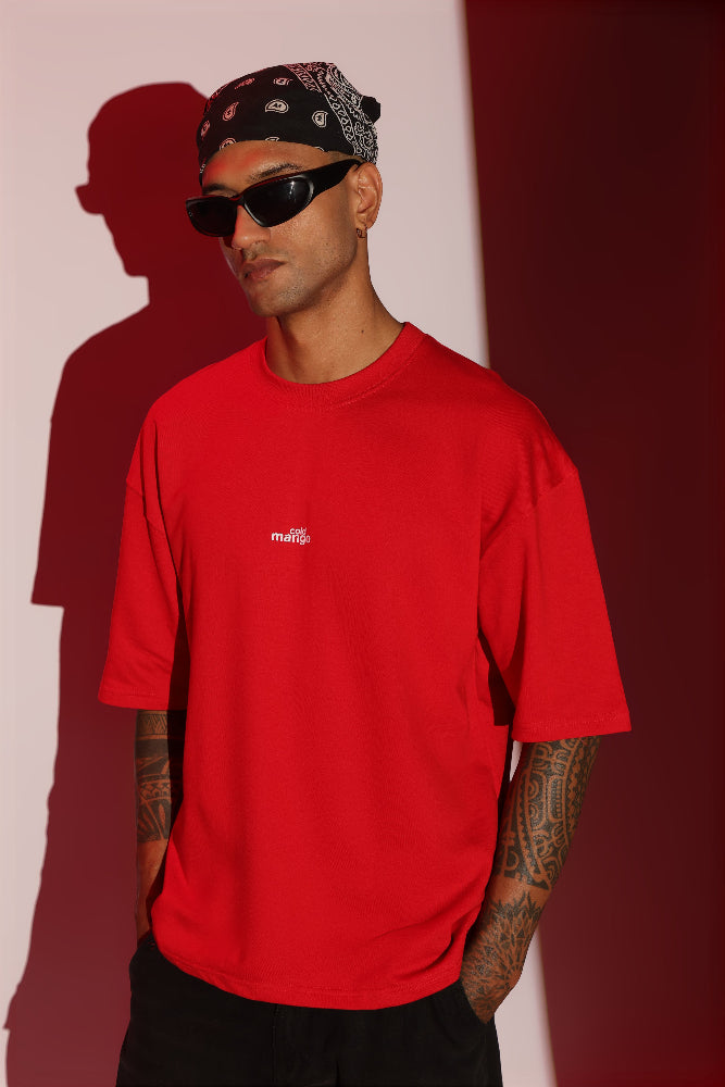 Red relaxed fit T-Shirt