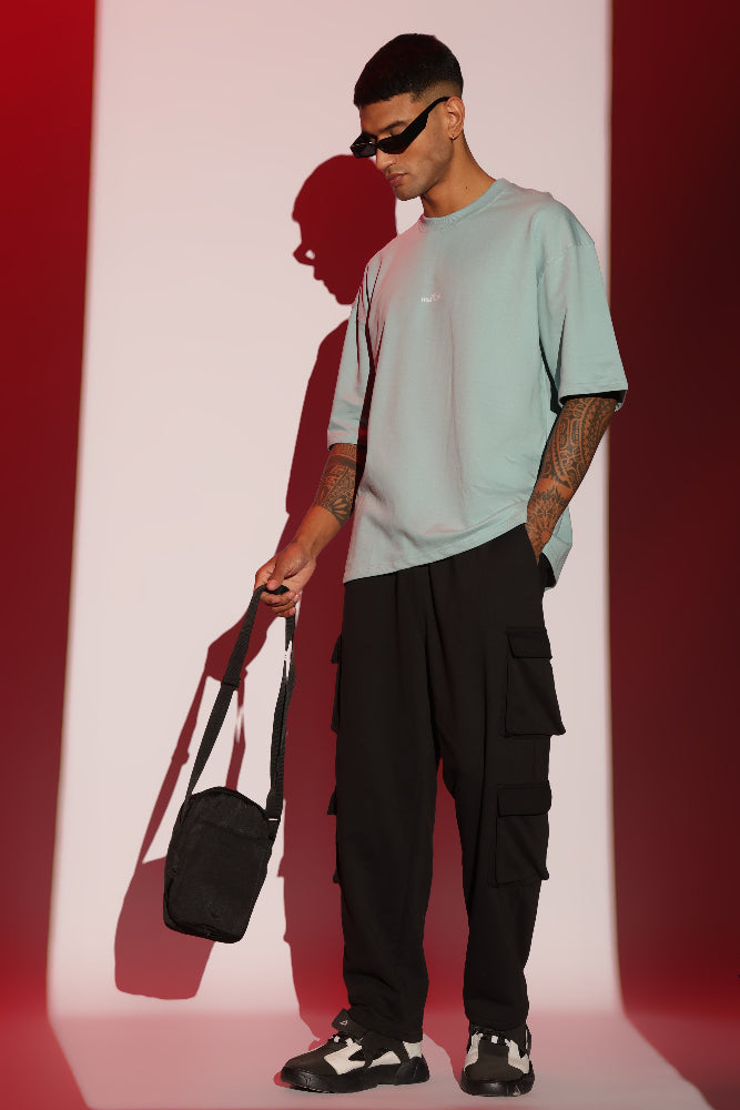 Pastel Blue relaxed fit T-Shirt