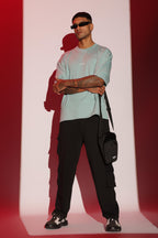 Pastel Blue relaxed fit T-Shirt