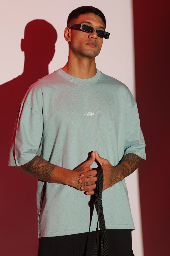 Pastel Blue relaxed fit T-Shirt