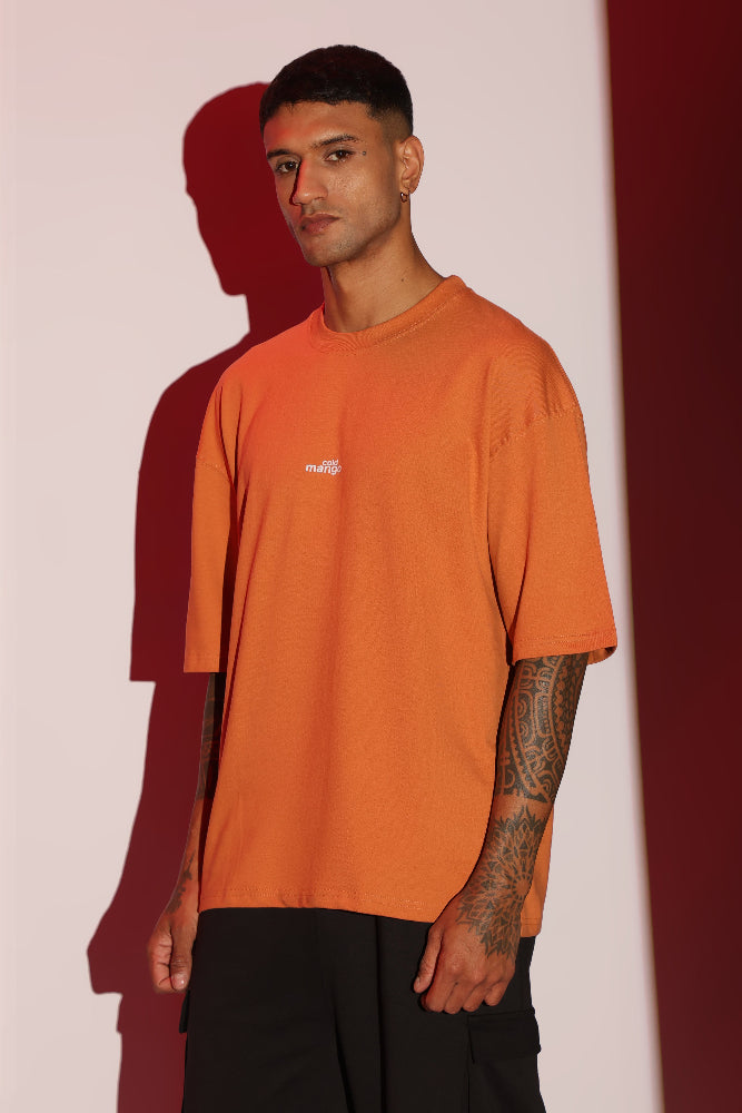 Pastel Orange relaxed fit T-Shirt