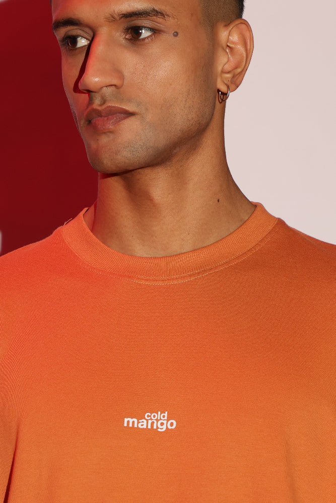 Pastel Orange relaxed fit T-Shirt