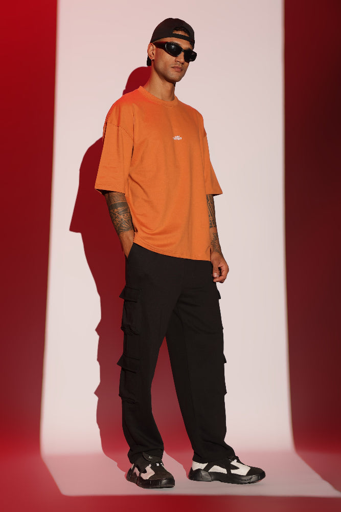 Pastel Orange relaxed fit T-Shirt