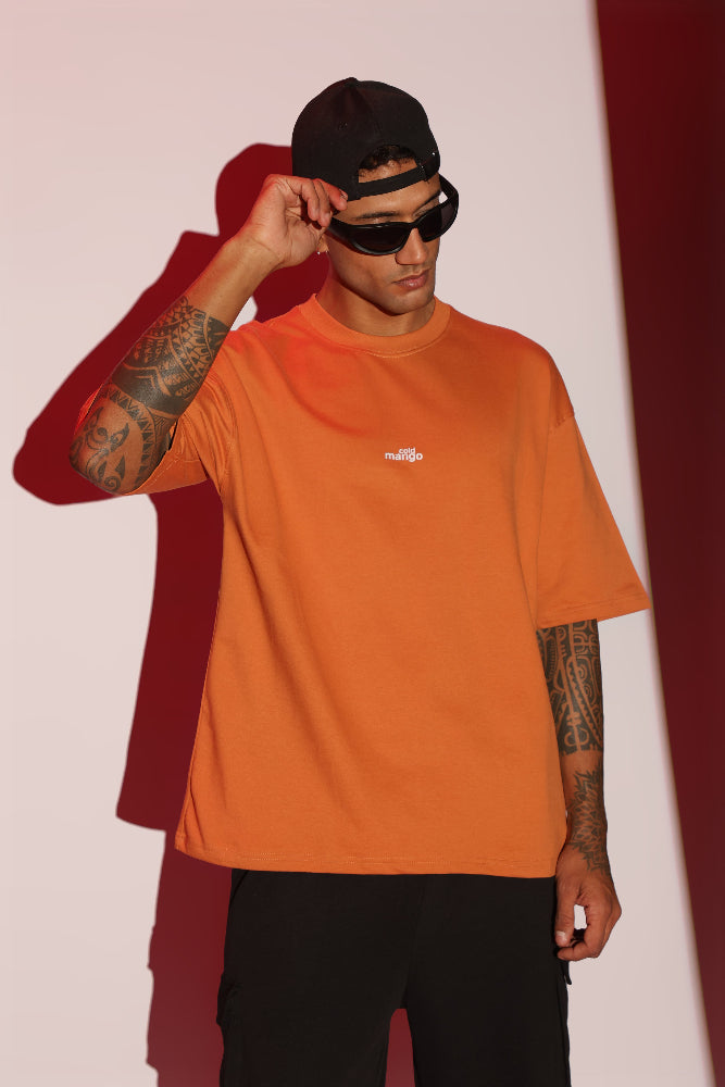 Pastel Orange relaxed fit T-Shirt