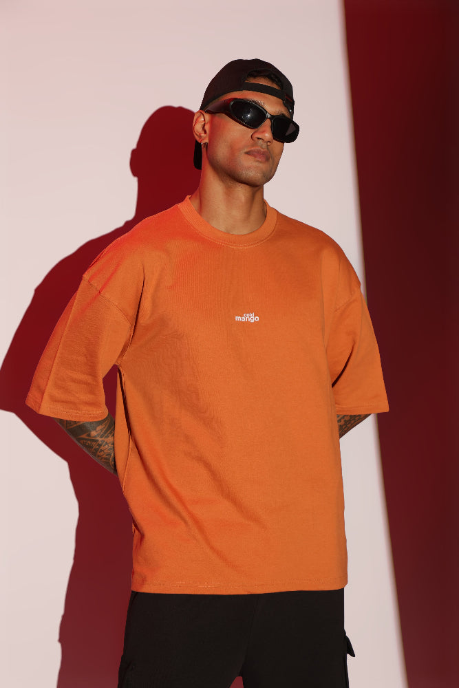 Pastel Orange relaxed fit T-Shirt