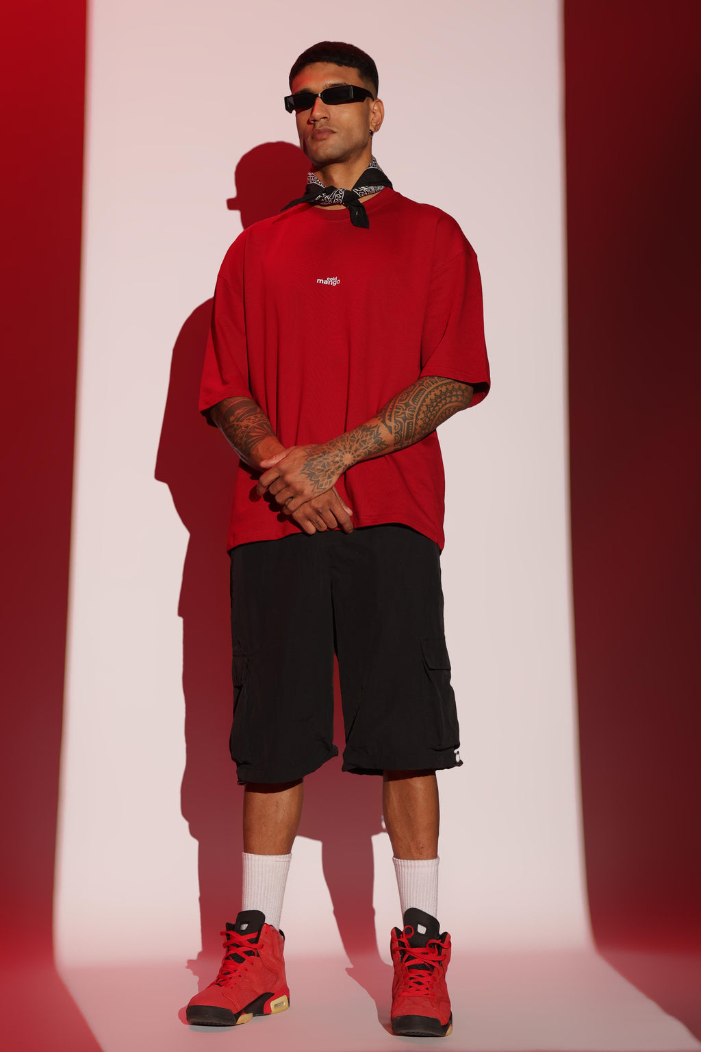 Maroon relaxed fit T-Shirt