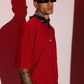 Maroon relaxed fit T-Shirt
