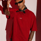 Maroon relaxed fit T-Shirt