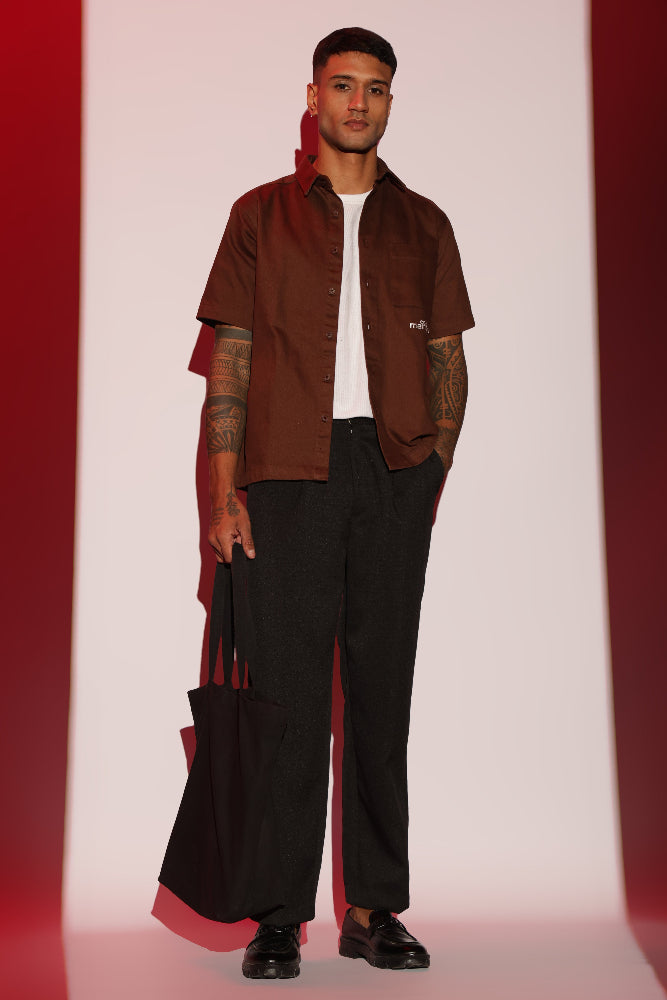 Saint Embroidery Boxy fit Shirt