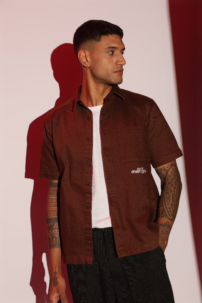 Saint Embroidery Boxy fit Shirt
