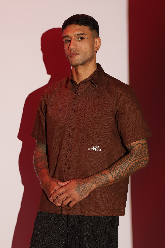 Saint Embroidery Boxy fit Shirt