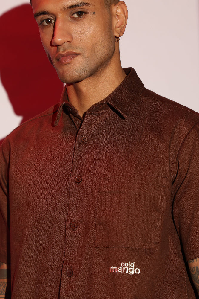 Saint Embroidery Boxy fit Shirt