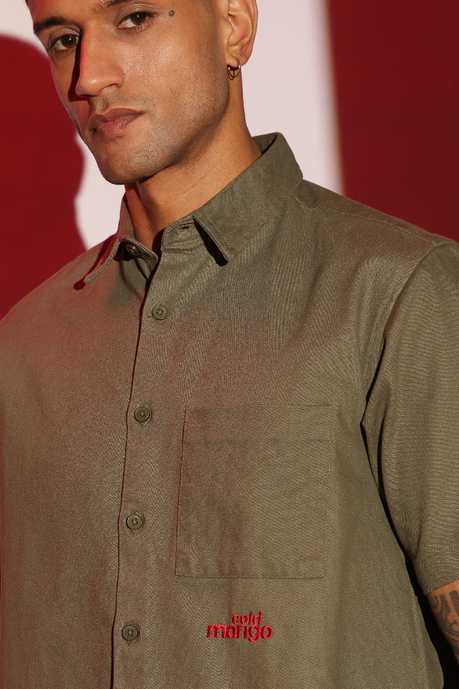 Sinner Embroidery Boxy fit Shirt