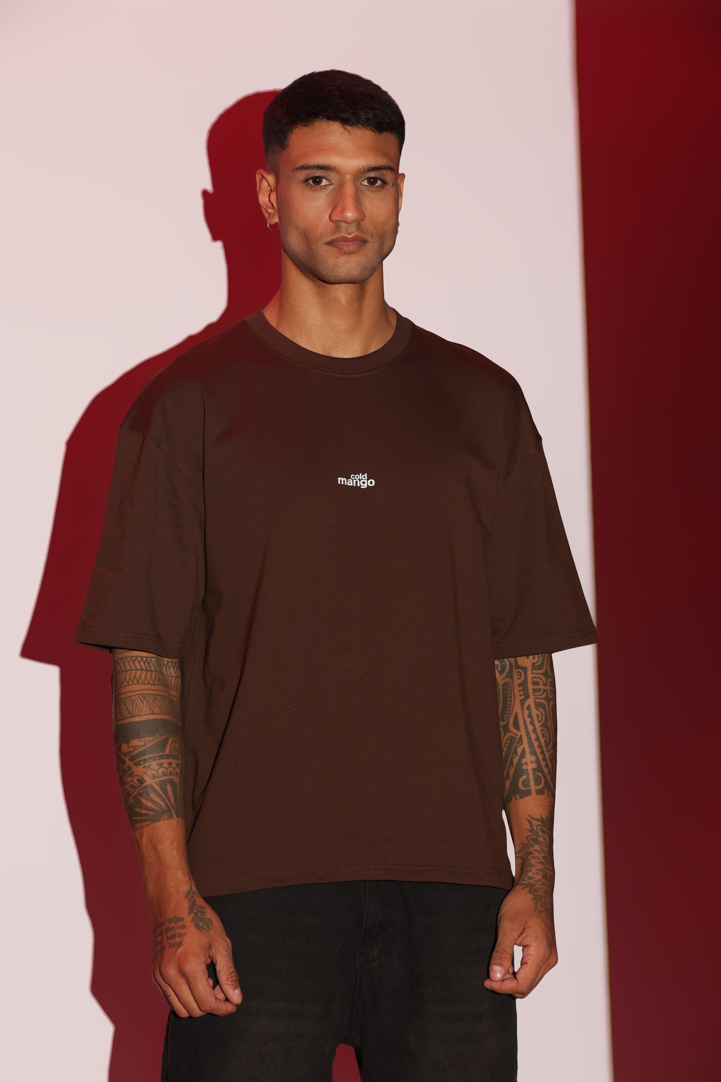 Dark Brown relaxed fit T-Shirt