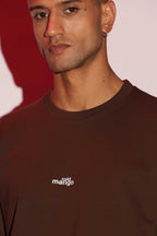 Dark Brown relaxed fit T-Shirt
