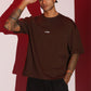 Dark Brown relaxed fit T-Shirt