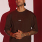 Dark Brown relaxed fit T-Shirt