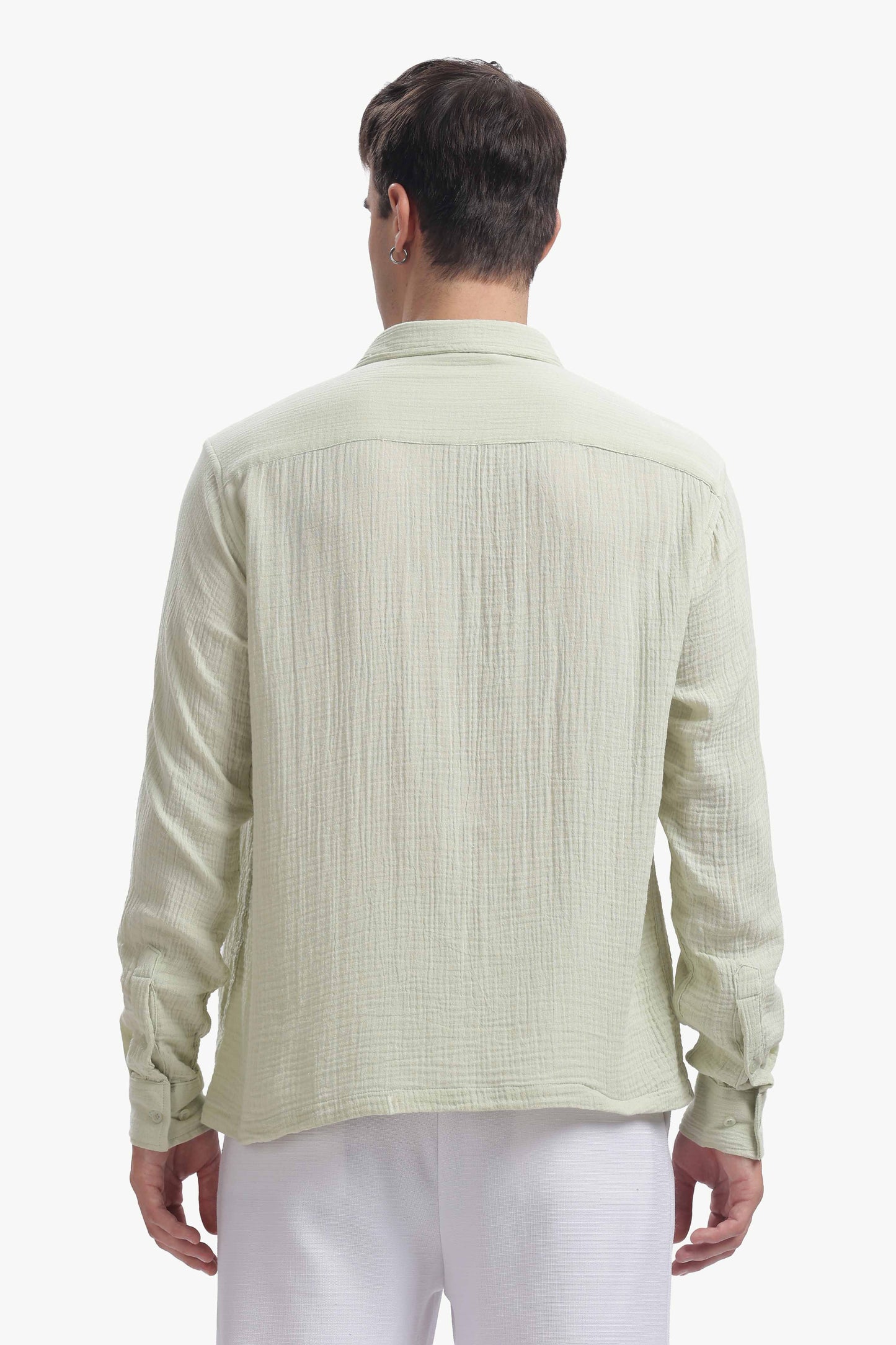 Mint Green Gauze Luxe Shirt