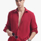 Cranberry Gauze Luxe Shirt