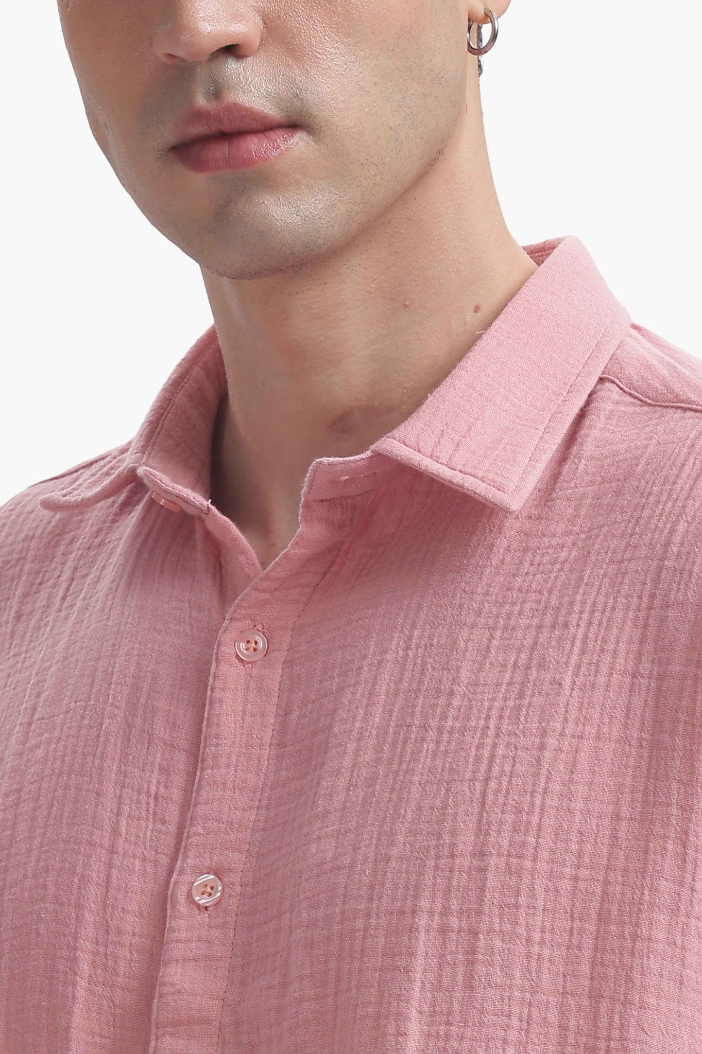 Dusty Rose Gauze Luxe Shirt