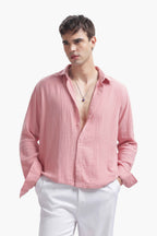 Dusty Rose Gauze Luxe Shirt